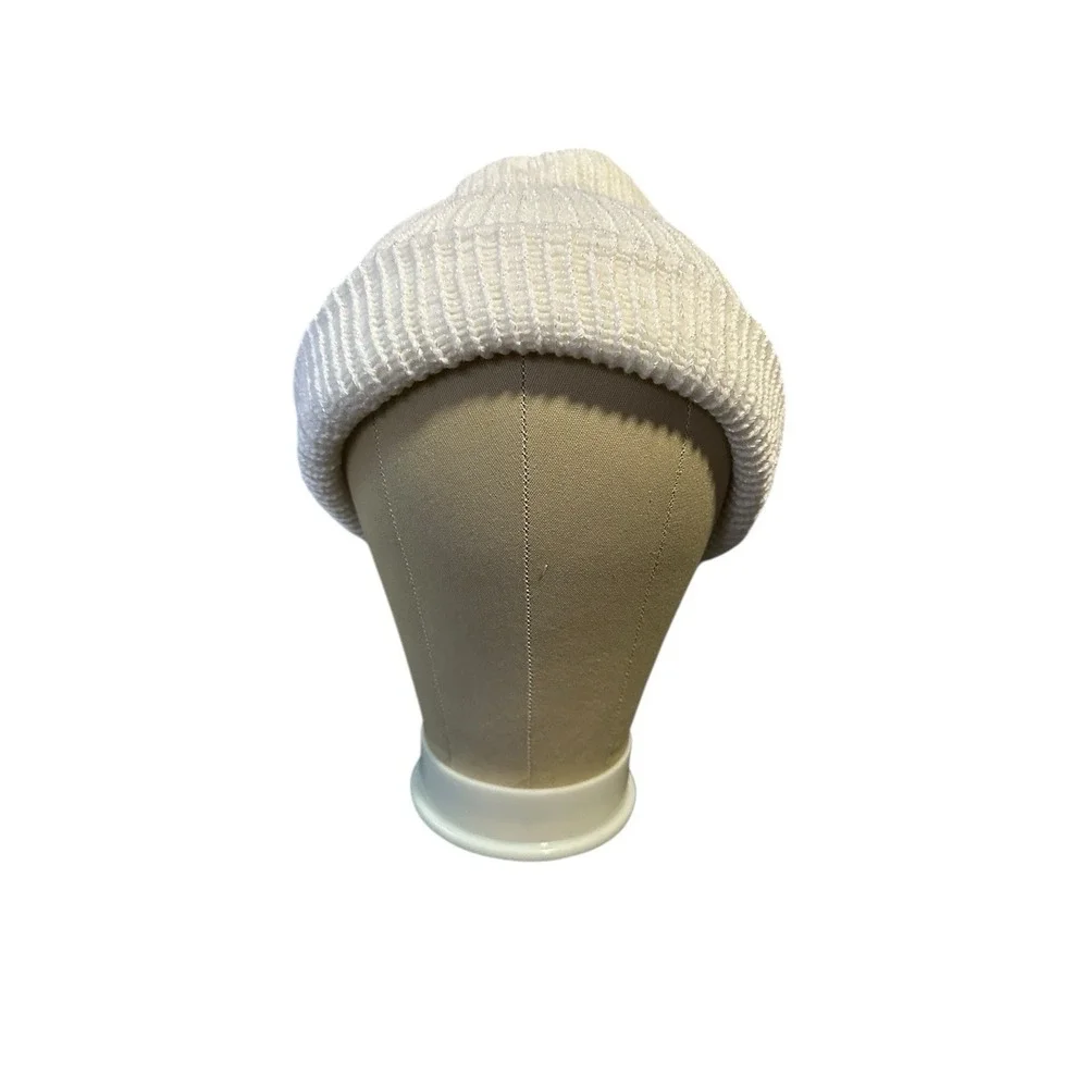 NEW knitted handmade beanie hat adult one size teen men women double layer thick